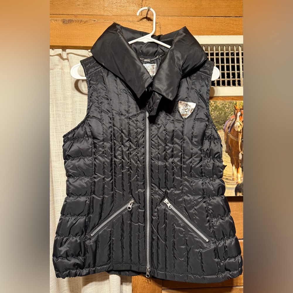 Black Quilted Vest